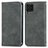 Coque Portefeuille Livre Cuir Etui Clapet S04D pour Samsung Galaxy M62 4G Gris