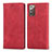 Coque Portefeuille Livre Cuir Etui Clapet S04D pour Samsung Galaxy Note 20 5G Rouge