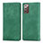 Coque Portefeuille Livre Cuir Etui Clapet S04D pour Samsung Galaxy Note 20 5G Vert