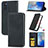 Coque Portefeuille Livre Cuir Etui Clapet S04D pour Samsung Galaxy S20 Petit