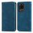 Coque Portefeuille Livre Cuir Etui Clapet S04D pour Samsung Galaxy S20 Ultra 5G Bleu