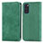 Coque Portefeuille Livre Cuir Etui Clapet S04D pour Samsung Galaxy S20 Vert