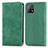 Coque Portefeuille Livre Cuir Etui Clapet S04D pour Vivo iQOO U3 5G Vert