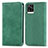 Coque Portefeuille Livre Cuir Etui Clapet S04D pour Vivo V20 (2021) Vert