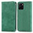 Coque Portefeuille Livre Cuir Etui Clapet S04D pour Vivo Y01 Vert