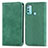 Coque Portefeuille Livre Cuir Etui Clapet S04D pour Wiko Power U30 Vert