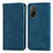 Coque Portefeuille Livre Cuir Etui Clapet S04D pour Xiaomi Mi 10T 5G Bleu