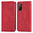 Coque Portefeuille Livre Cuir Etui Clapet S04D pour Xiaomi Mi 10T 5G Rouge