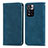 Coque Portefeuille Livre Cuir Etui Clapet S04D pour Xiaomi Mi 11i 5G (2022) Bleu