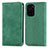 Coque Portefeuille Livre Cuir Etui Clapet S04D pour Xiaomi Mi 11i 5G Vert