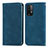 Coque Portefeuille Livre Cuir Etui Clapet S04D pour Xiaomi Redmi 9 Power Bleu