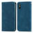 Coque Portefeuille Livre Cuir Etui Clapet S04D pour Xiaomi Redmi 9A Bleu