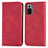 Coque Portefeuille Livre Cuir Etui Clapet S04D pour Xiaomi Redmi Note 10 Pro 4G Rouge