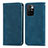 Coque Portefeuille Livre Cuir Etui Clapet S04D pour Xiaomi Redmi Note 11 4G (2021) Bleu