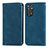 Coque Portefeuille Livre Cuir Etui Clapet S04D pour Xiaomi Redmi Note 11 4G (2022) Bleu