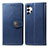 Coque Portefeuille Livre Cuir Etui Clapet S05D pour Samsung Galaxy A32 5G Bleu