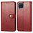 Coque Portefeuille Livre Cuir Etui Clapet S05D pour Samsung Galaxy M12 Rouge