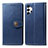 Coque Portefeuille Livre Cuir Etui Clapet S05D pour Samsung Galaxy M32 5G Bleu