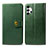 Coque Portefeuille Livre Cuir Etui Clapet S05D pour Samsung Galaxy M32 5G Vert