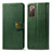 Coque Portefeuille Livre Cuir Etui Clapet S05D pour Samsung Galaxy S20 FE 4G Vert