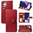 Coque Portefeuille Livre Cuir Etui Clapet S05D pour Samsung Galaxy S21 Ultra 5G Petit