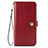 Coque Portefeuille Livre Cuir Etui Clapet S05D pour Samsung Galaxy S21 Ultra 5G Rouge