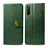 Coque Portefeuille Livre Cuir Etui Clapet S05D pour Sony Xperia 10 III Lite Vert