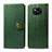 Coque Portefeuille Livre Cuir Etui Clapet S05D pour Xiaomi Poco X3 NFC Vert