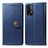 Coque Portefeuille Livre Cuir Etui Clapet S05D pour Xiaomi Redmi 9T 4G Bleu