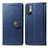 Coque Portefeuille Livre Cuir Etui Clapet S05D pour Xiaomi Redmi Note 10T 5G Bleu