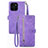 Coque Portefeuille Livre Cuir Etui Clapet S06D pour Huawei Honor X8b Violet