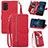 Coque Portefeuille Livre Cuir Etui Clapet S06D pour Nokia G100 Rouge