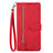 Coque Portefeuille Livre Cuir Etui Clapet S06D pour OnePlus 10 Pro 5G Rouge