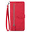 Coque Portefeuille Livre Cuir Etui Clapet S06D pour OnePlus 11 5G Rouge