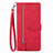 Coque Portefeuille Livre Cuir Etui Clapet S06D pour OnePlus Nord 2T 5G Rouge