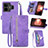 Coque Portefeuille Livre Cuir Etui Clapet S06D pour Realme GT Neo5 5G Violet