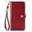 Coque Portefeuille Livre Cuir Etui Clapet S06D pour Samsung Galaxy A91 Rouge