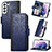 Coque Portefeuille Livre Cuir Etui Clapet S06D pour Samsung Galaxy S21 5G Petit