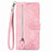 Coque Portefeuille Livre Cuir Etui Clapet S06D pour Vivo T2x 5G Rose