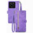 Coque Portefeuille Livre Cuir Etui Clapet S06D pour Xiaomi Redmi K60 Ultra 5G Violet