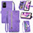 Coque Portefeuille Livre Cuir Etui Clapet S06D pour Xiaomi Redmi Note 12S Violet