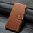 Coque Portefeuille Livre Cuir Etui Clapet S07D pour Xiaomi Redmi 10X 5G Marron