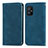 Coque Portefeuille Livre Cuir Etui Clapet S08D pour Asus ZenFone 8 Mini Bleu