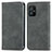 Coque Portefeuille Livre Cuir Etui Clapet S08D pour Asus ZenFone 8 Mini Gris