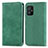 Coque Portefeuille Livre Cuir Etui Clapet S08D pour Asus ZenFone 8 Mini Vert