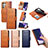 Coque Portefeuille Livre Cuir Etui Clapet S08D pour Samsung Galaxy S22 Ultra 5G Petit