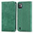 Coque Portefeuille Livre Cuir Etui Clapet S08D pour Wiko Y82 Vert