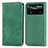 Coque Portefeuille Livre Cuir Etui Clapet S08D pour Xiaomi Poco X4 Pro 5G Vert