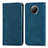 Coque Portefeuille Livre Cuir Etui Clapet S08D pour Xiaomi Redmi Note 9 5G Bleu