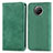 Coque Portefeuille Livre Cuir Etui Clapet S08D pour Xiaomi Redmi Note 9 5G Vert